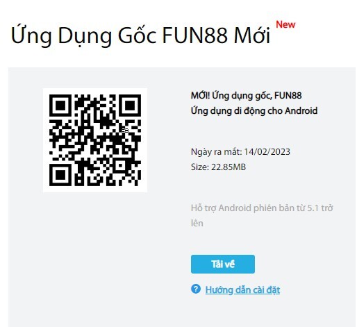 App Fun88 - Hướng dẫn cài đặt App Fun88 trên điện thoại 4 App Fun88 Android