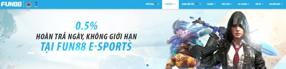 Sảnh FUN88 Esports