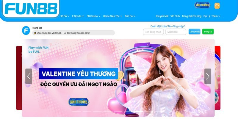 Giới Thiệu FUN88 - Thương Hiệu Cá Cược Uy Tín Hàng Đầu 3 FUN88 được xây dựng thành một sân chơi cá cược trực tuyến chuyên nghiệp
